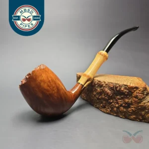 Tsuge Tokyo 503 Smooth Egg w/ Bamboo Estate Briar Pipe, Unsmoked