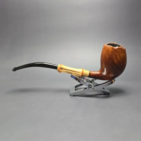 Tsuge Tokyo 503 Smooth Egg w/ Bamboo Estate Briar Pipe, Unsmoked - Image 4