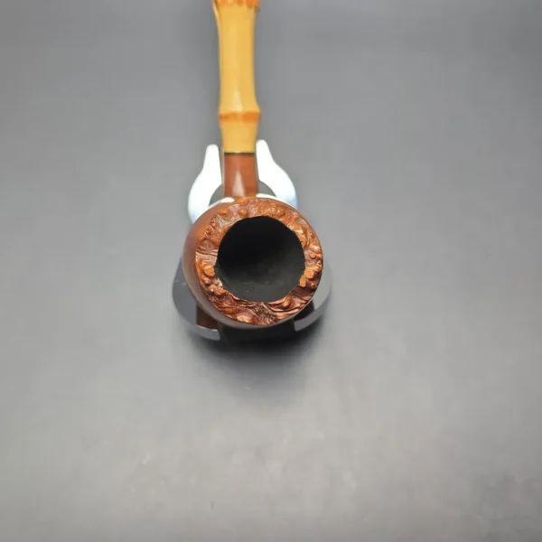 Tsuge Tokyo 503 Smooth Egg w/ Bamboo Estate Briar Pipe, Unsmoked - Image 5