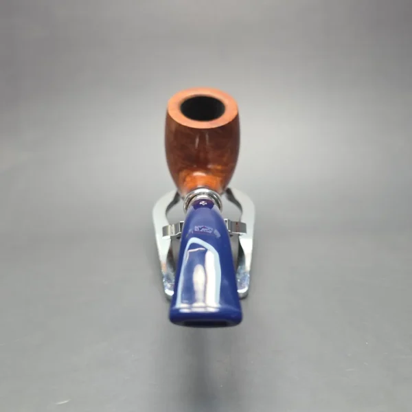 Savinelli Eleganza 606 KS Smooth Bent Billiard Estate Briar Pipe, Italian Estates, 6mm - Image 5