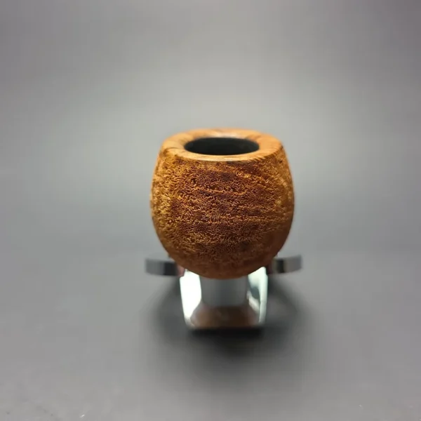 Walt Cannoy Signature Series Suede Blast Apple w/ Silver Handmade Briar Pipe, New - Image 3