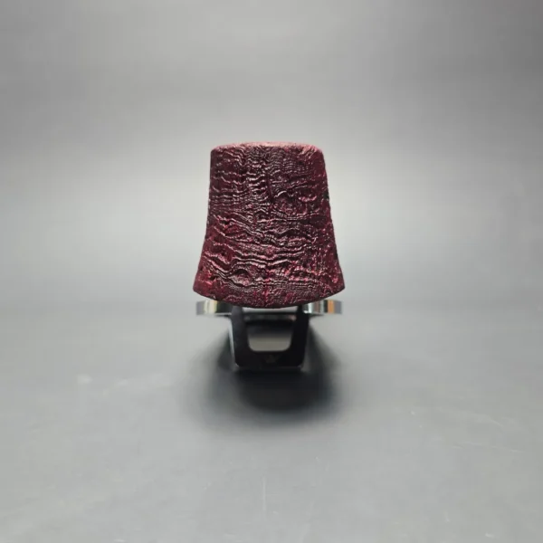 Buckeye Hand Made XL Sandblasted Volcano Strawberry Briar Pipe, New - Image 3