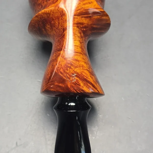 Peter Toth Smooth Asymmetric Blowfish Handmade Briar Pipe, New - Image 12