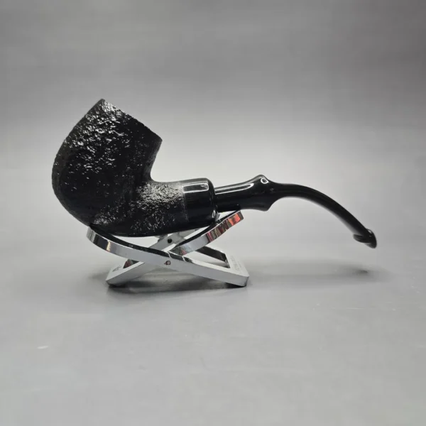 Peterson 2025 Halloween Pipe 307 Sandblasted Bent Billiard Briar Pipe, New - Image 13
