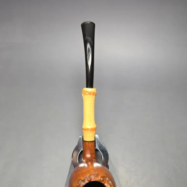 Tsuge Tokyo 503 Smooth Egg w/ Bamboo Estate Briar Pipe, Unsmoked - Image 6