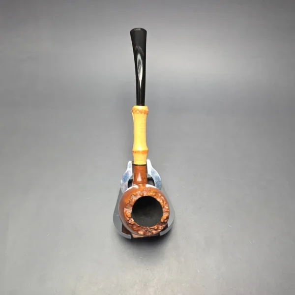 Tsuge Tokyo 503 Smooth Egg w/ Bamboo Estate Briar Pipe, Unsmoked - Image 7