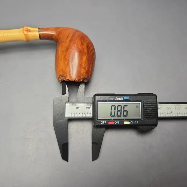 Tsuge Tokyo 503 Smooth Egg w/ Bamboo Estate Briar Pipe, Unsmoked - Image 11