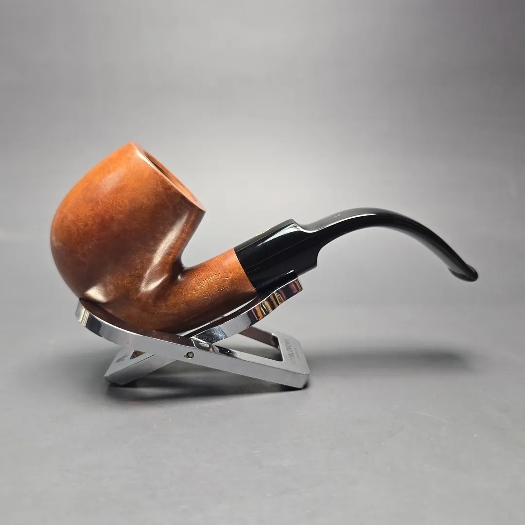 Savinelli Spring 614 Smooth Oom Paul (6mm) (Unsmoked Estate) - Image 2