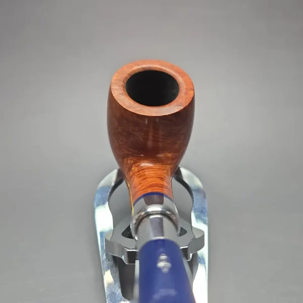 Savinelli Eleganza 606 KS Smooth Bent Billiard Estate Briar Pipe, Italian Estates, 6mm - Image 6