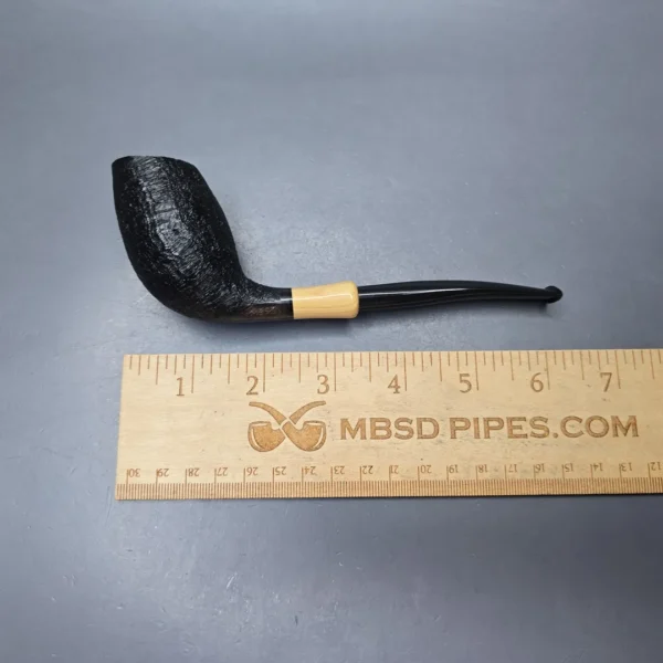 MBSD Briars Modern Masters 3 Sandblasted Tulip w/ Boxwood Handmade Briar Pipe, New - Image 15