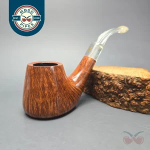 GBD Pre-1980s Straight Grain Colossus 9681 W Smooth Volcano w/ Perspex Estate Briar Pipe, Unsmoked