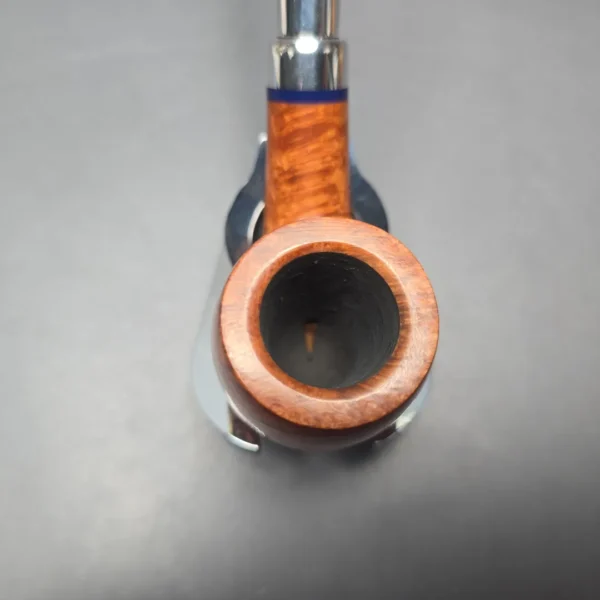 Savinelli Eleganza 606 KS Smooth Bent Billiard Estate Briar Pipe, Italian Estates, 6mm - Image 7