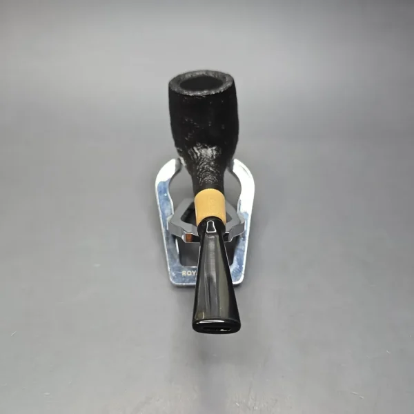 MBSD Briars by Piero Vitale Vintage Sandblasted Billiard w/ Boxwood, Briar Pipe, New - Image 5