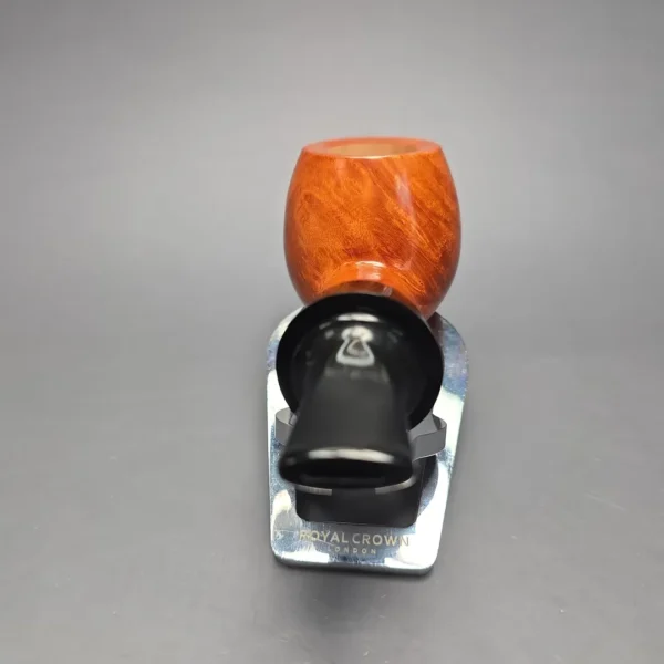 Al Pascia Curvy 02 Smooth Reverse Calabash Apple Estate Briar Pipe, Unsmoked - Image 10