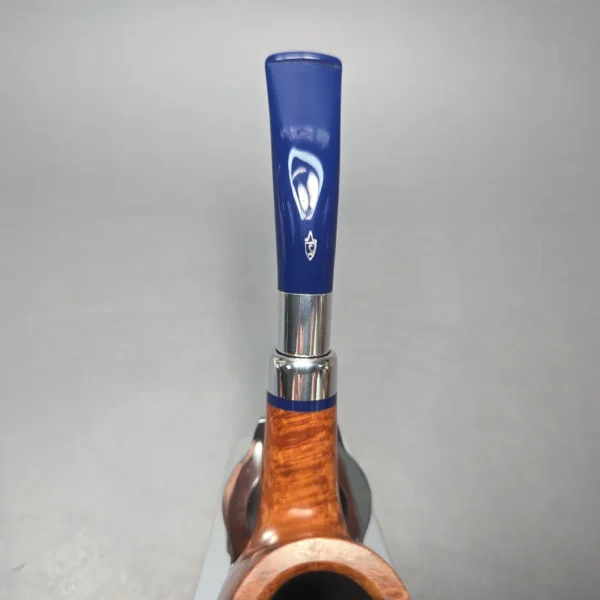 Savinelli Eleganza 606 KS Smooth Bent Billiard Estate Briar Pipe, Italian Estates, 6mm - Image 8