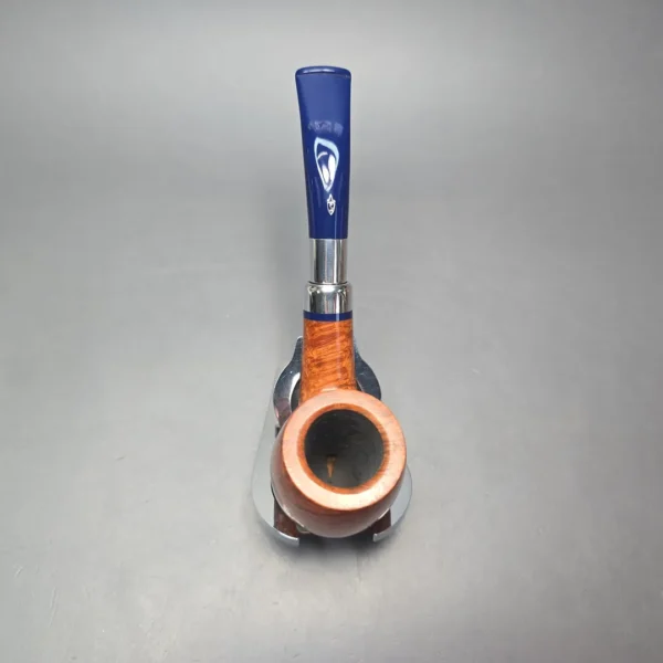 Savinelli Eleganza 606 KS Smooth Bent Billiard Estate Briar Pipe, Italian Estates, 6mm - Image 9
