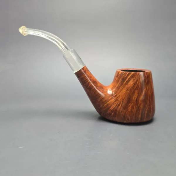 GBD Pre-1980s Straight Grain Colossus 9681 W Smooth Volcano w/ Perspex Estate Briar Pipe, Unsmoked - Image 3