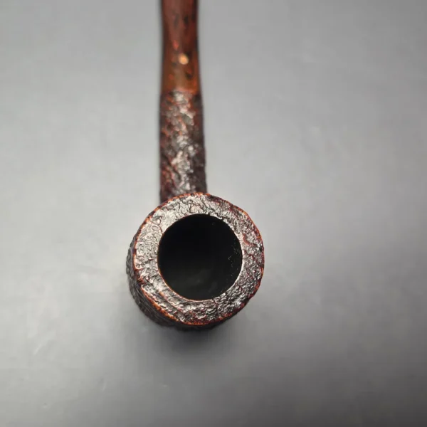 Ashton 1986 Pebble Grain XXX Sandblasted Billiard Estate Briar Pipe, English Estates - Image 7