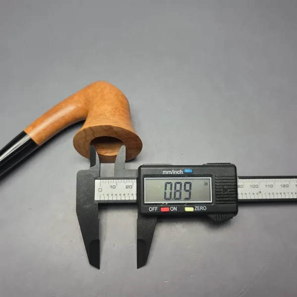 Ed Burak Connoisseur Smooth Bell Calabash Sitter Estate Briar Pipe, Unsmoked - Image 10