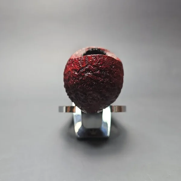 Papa Bear's Pipes by Tim Beaumont Sandblasted Reverse Calabash Egg Handmade Briar Pipe, New - Image 3