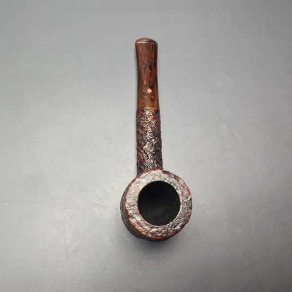 Ashton 1986 Pebble Grain XXX Sandblasted Billiard Estate Briar Pipe, English Estates - Image 9