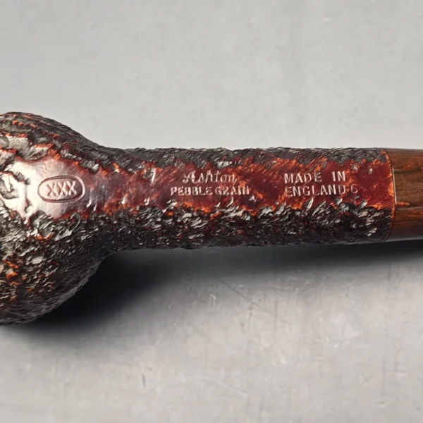 Ashton 1986 Pebble Grain XXX Sandblasted Billiard Estate Briar Pipe, English Estates - Image 11