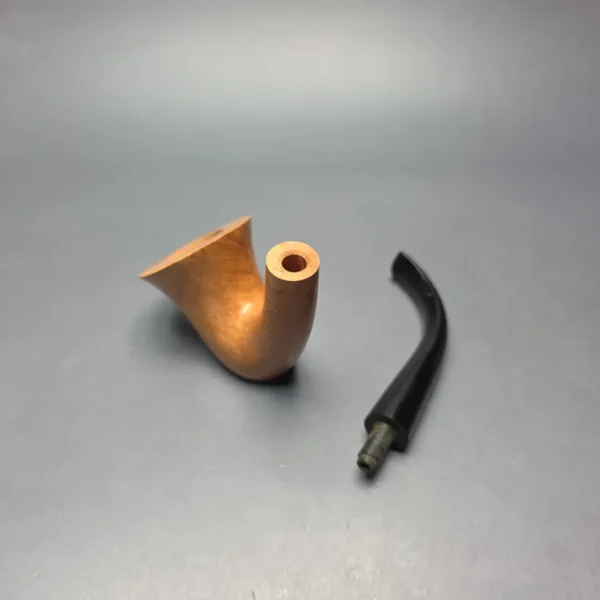 Ed Burak Connoisseur Smooth Bell Calabash Sitter Estate Briar Pipe, Unsmoked - Image 11