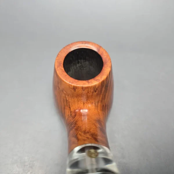 GBD Pre-1980s Straight Grain Colossus 9681 W Smooth Volcano w/ Perspex Estate Briar Pipe, Unsmoked - Image 8