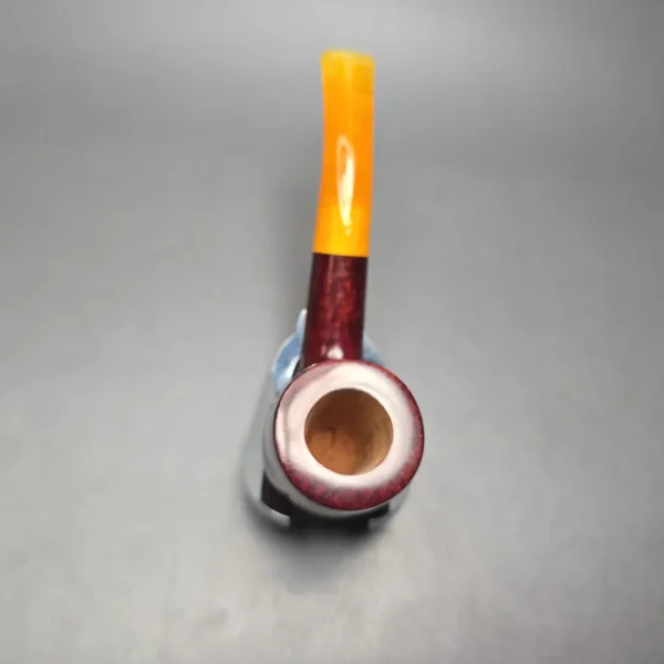 Savinelli Hand Made Smooth Bent Billiard Estate Briar Pipe, Unsmoked, 6mm - Image 8