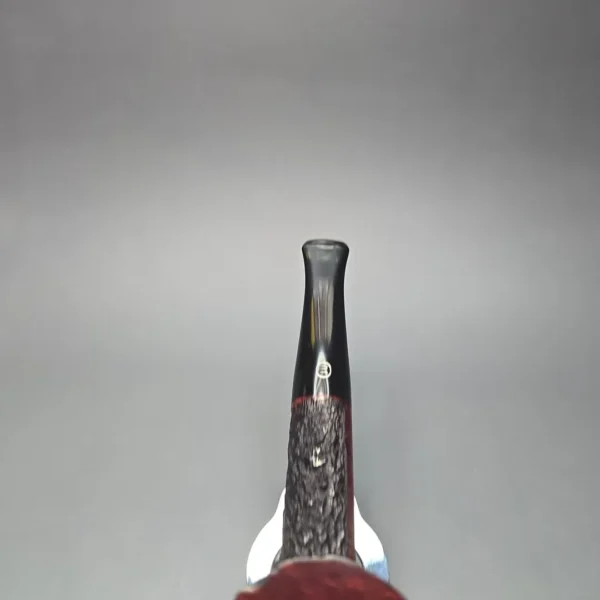 James Upshall Bark Group 6 Partially Rusticated Zulu Dublin Estate Briar Pipe, Unsmoked - Image 8