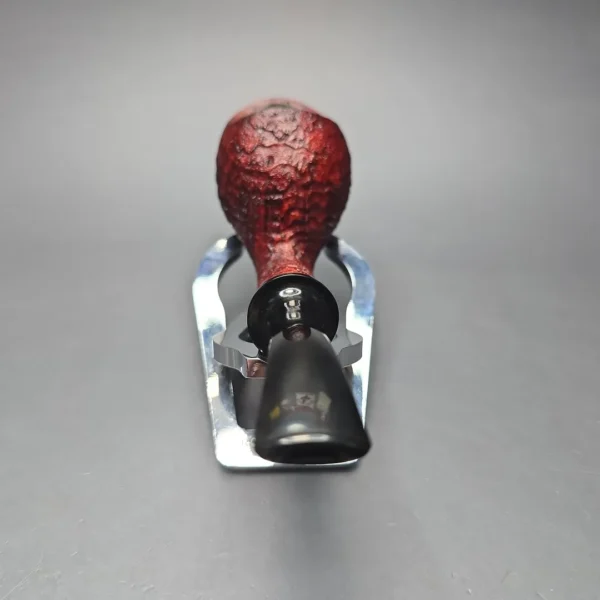 Papa Bear's Pipes by Tim Beaumont Sandblasted Reverse Calabash Egg Handmade Briar Pipe, New - Image 5