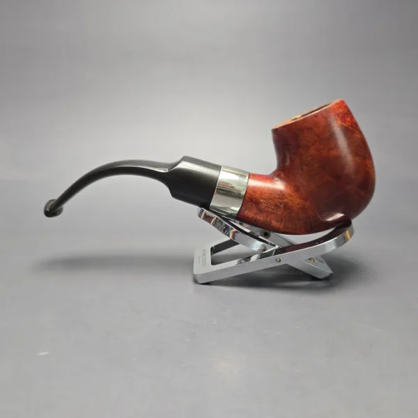 Peterson 2002 St Patrick's Day XL90s Smooth Bent Billiard with Nickel (Estate) - Image 4