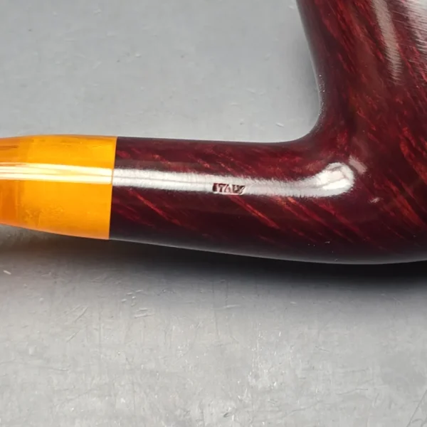 Savinelli Hand Made Smooth Bent Billiard Estate Briar Pipe, Unsmoked, 6mm - Image 12