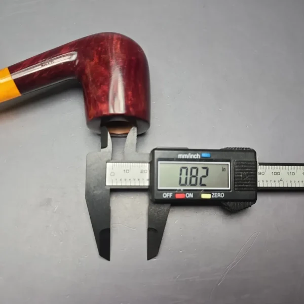 Savinelli Hand Made Smooth Bent Billiard Estate Briar Pipe, Unsmoked, 6mm - Image 14