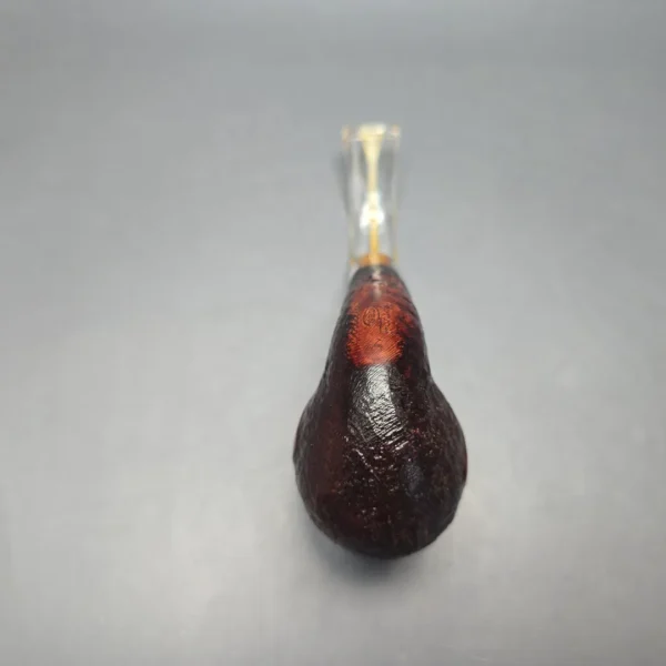 GBD Pre-1980s Fantasy Collector 9618 Partially Sandblasted Oom Paul Estate Briar Pipe, English Estates - Image 10