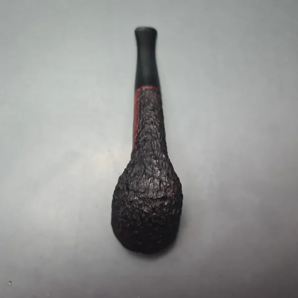 James Upshall Bark Group 6 Partially Rusticated Zulu Dublin Estate Briar Pipe, Unsmoked - Image 7