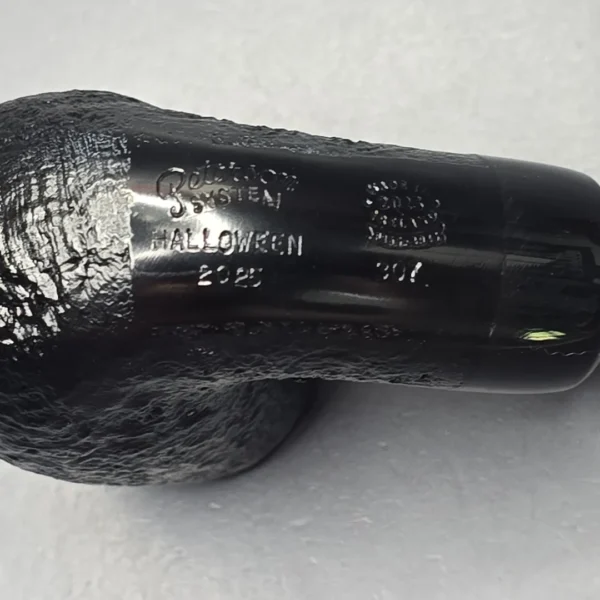 Peterson 2025 Halloween Pipe 307 Sandblasted Bent Billiard Briar Pipe, New - Image 3