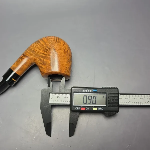 Pipa Croci True Smooth Brandy Estate Briar Pipe, Unsmoked - Image 10