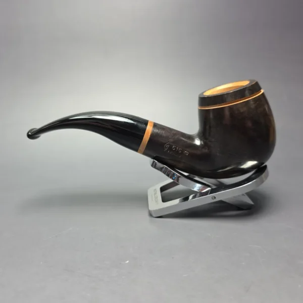 Savinelli Giotto 616 KS Smooth Bent Billiard Estate Briar Pipe, Unsmoked, 6mm - Image 4