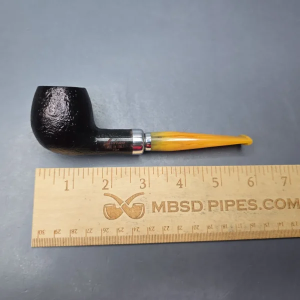 Molina Ambra 104 Sandblasted Apple Briar Pipe, New, 9mm - Image 11