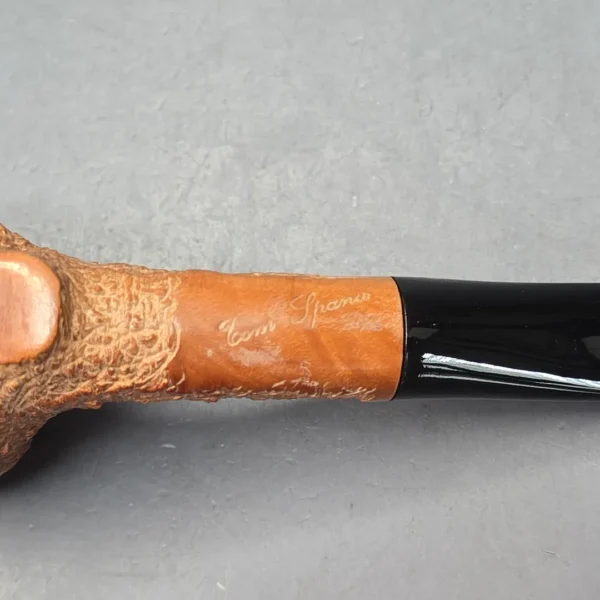 Tom Spanu R Rusticated "Genovese" Cutty Estate Briar Pipe, Italian Estates - Image 9