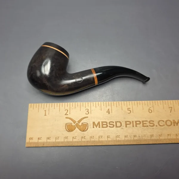 Savinelli Giotto 616 KS Smooth Bent Billiard Estate Briar Pipe, Unsmoked, 6mm - Image 9