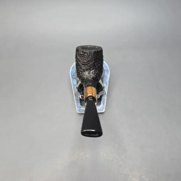 MBSD Briars by Piero Vitale Vintage Sandblasted Billiard w/ Olivewood, Briar Pipe, New - Image 5