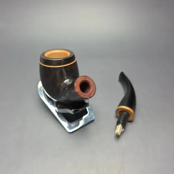 Savinelli Giotto 616 KS Smooth Bent Billiard Estate Briar Pipe, Unsmoked, 6mm - Image 11