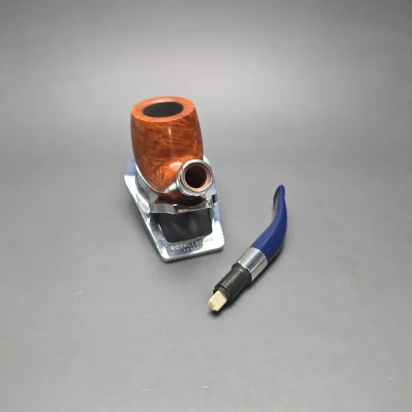 Savinelli Eleganza 606 KS Smooth Bent Billiard Estate Briar Pipe, Italian Estates, 6mm - Image 17