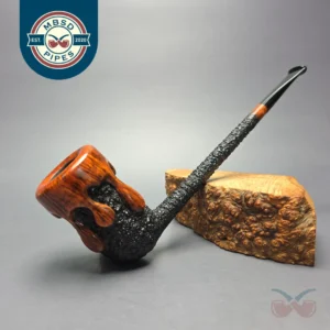Walt Cannoy Cardinal House Munn XL Wax Drip & Pencil Shank Stack Liverpool Handmade Briar Pipe, New
