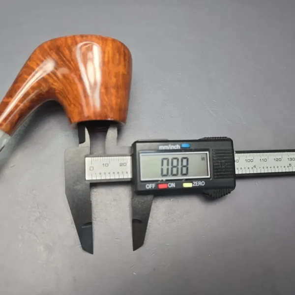 GBD Pre-1980s Straight Grain Colossus 9681 W Smooth Volcano w/ Perspex Estate Briar Pipe, Unsmoked - Image 13