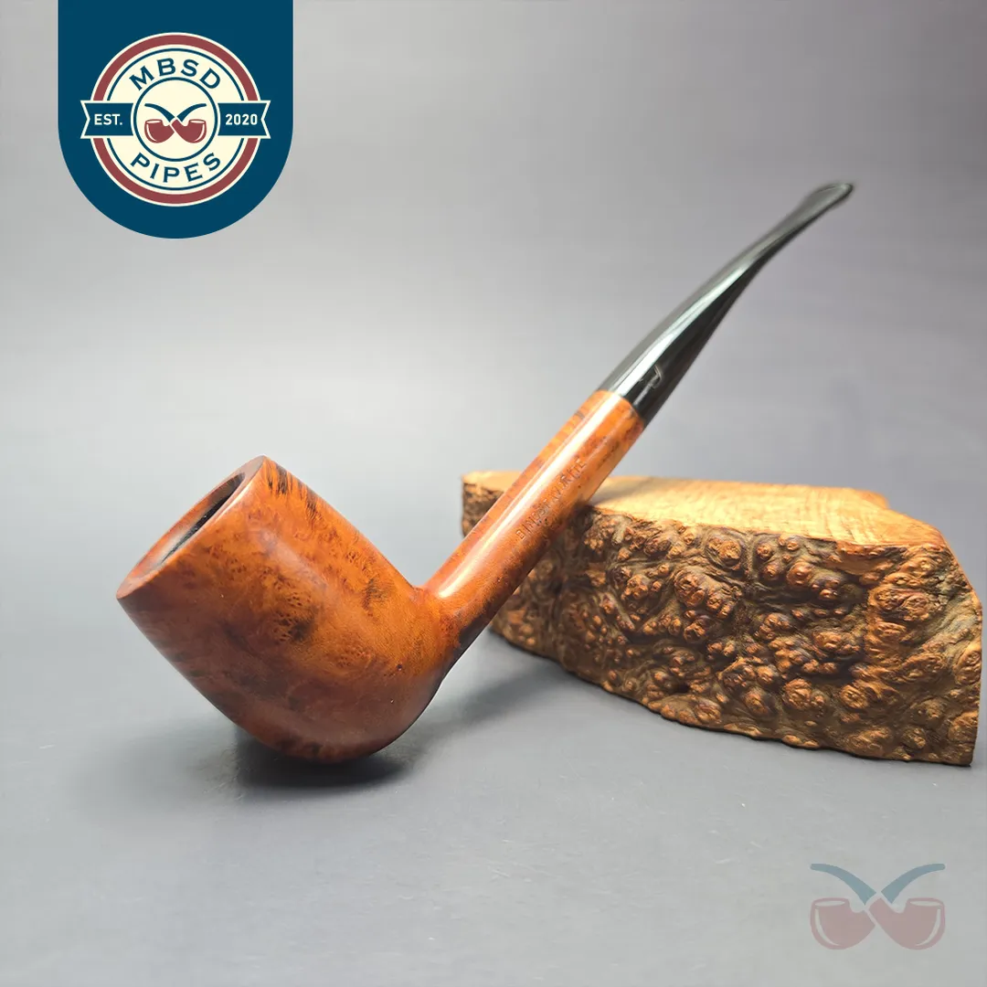 Savinelli Bing's Favorite Smooth Billiard Estate Briar Pipe, Italian Estates