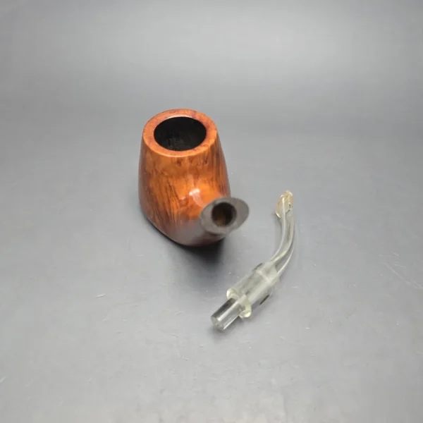 GBD Pre-1980s Straight Grain Colossus 9681 W Smooth Volcano w/ Perspex Estate Briar Pipe, Unsmoked - Image 14