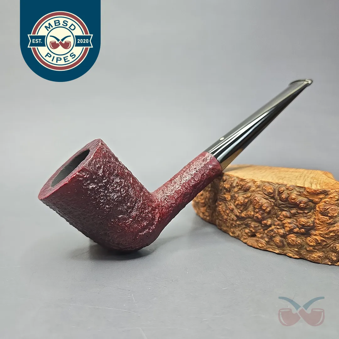 Dunhill 1973 Red Bark ODA 848 Sandblasted Dublin Estate Briar Pipe, English Estates
